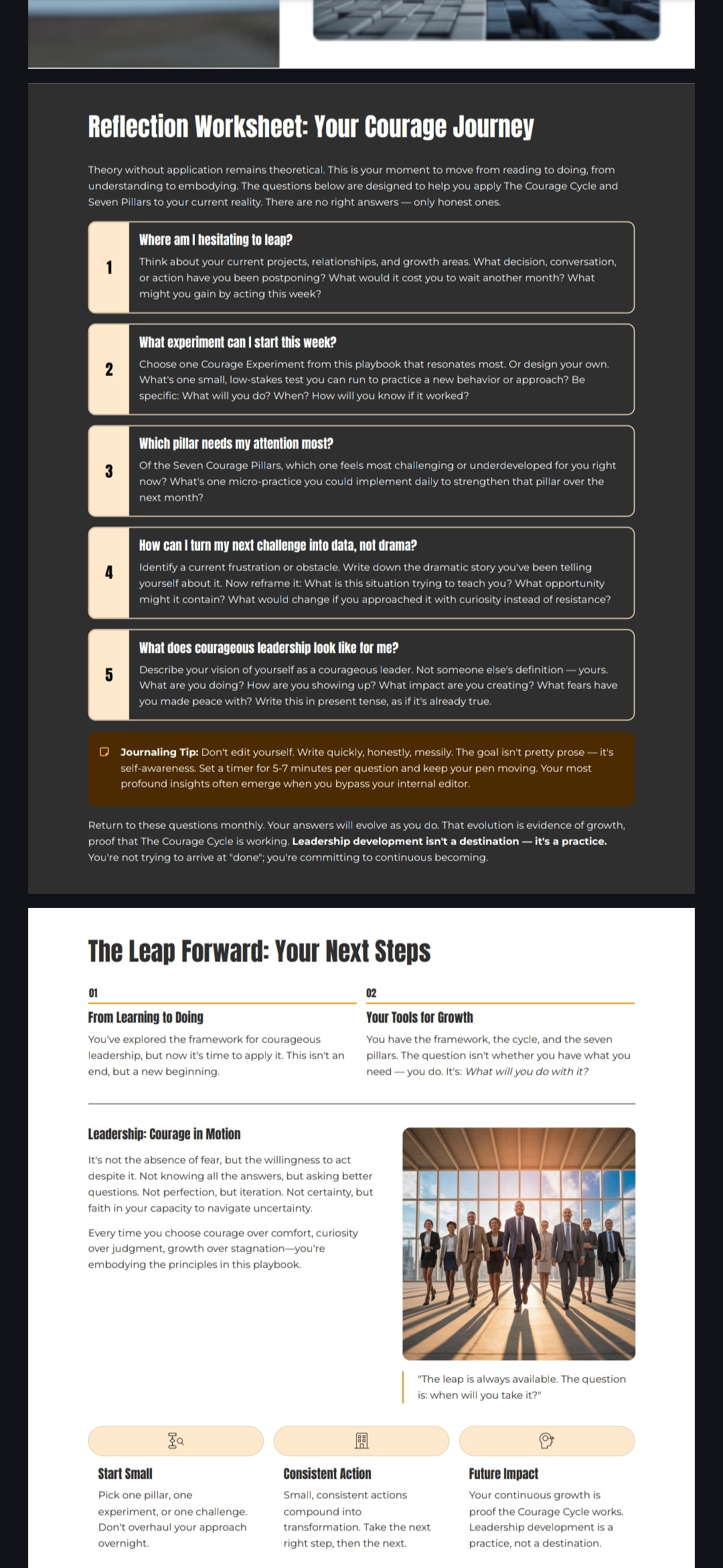 The Courageous PM Playbook