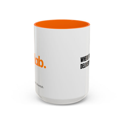 The LeapLab Focus Mug  — "Where Focus Goes, Delivery Flows"