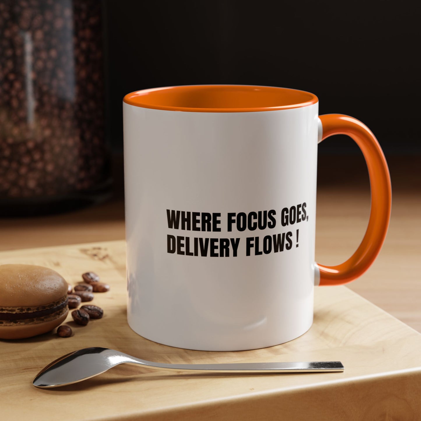 The LeapLab Focus Mug  — "Where Focus Goes, Delivery Flows"