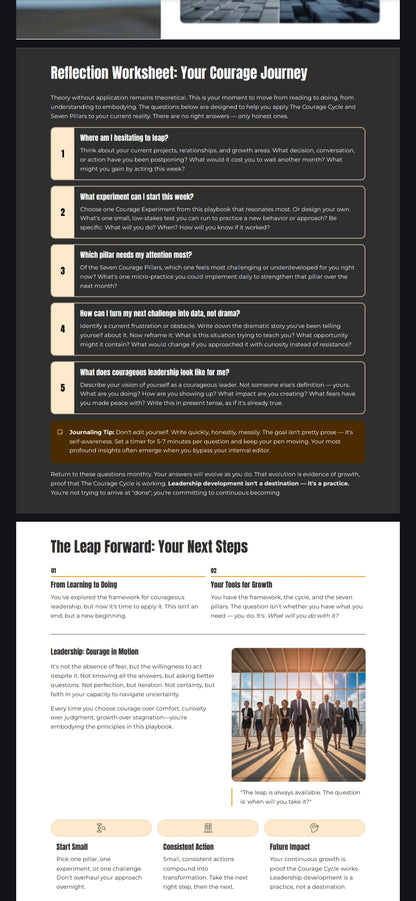 The Courageous PM Playbook